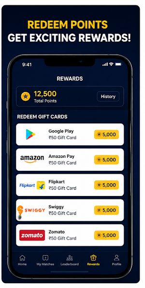 CricCast : Earn Redeem Codes Screenshot 2