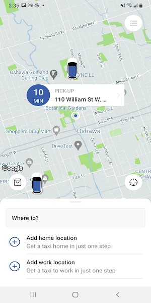 Blueline Taxi Durham Screenshot 1