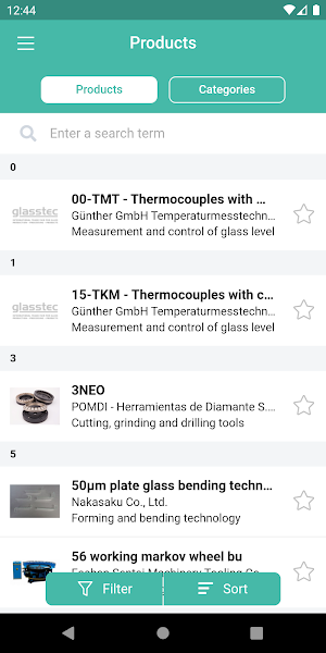 glasstec  App Screenshot 2
