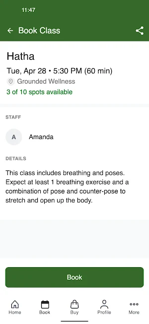 Grounded Wellness Center Screenshot 2