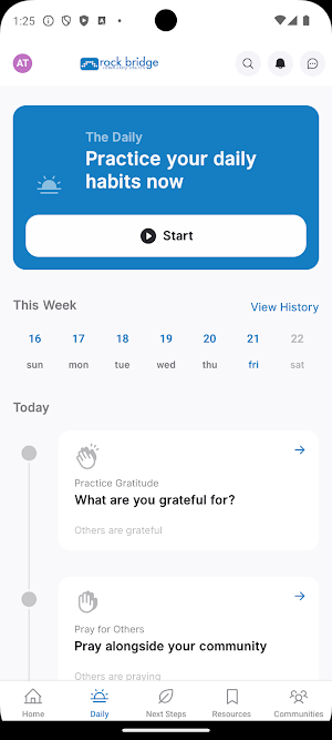 Rock Bridge Church App Screenshot 1