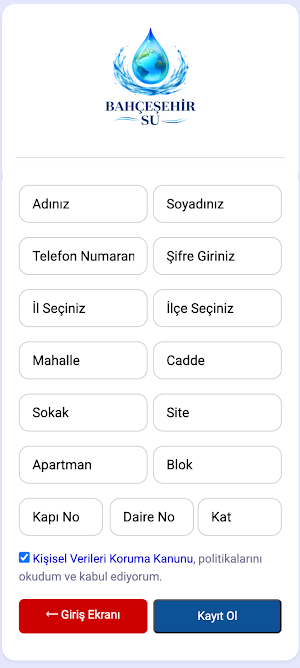 Bahçeşehir Su Screenshot 0