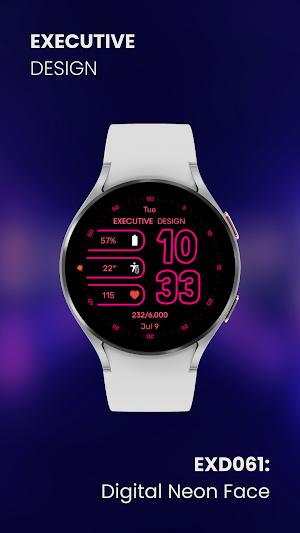 EXD061: Digital Neon Face Screenshot 2