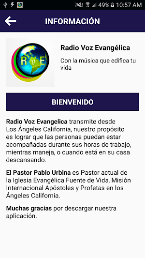 Radio Voz Evangélica Screenshot 1