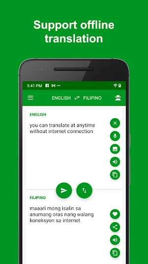 Filipino - English Translator : free & offline Screenshot 1