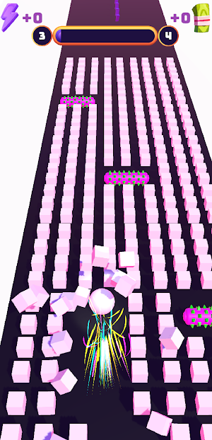 Rolling Colorful Ball Screenshot 1