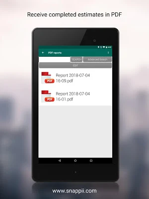 Work Order Estimate Screenshot 3