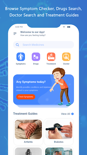 Symptom Checker & Medication Guide Screenshot 0