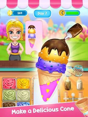 My Ice Cream Parlour - Maker ice-cream games Screenshot 2