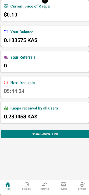 KaspaDrip Screenshot 0