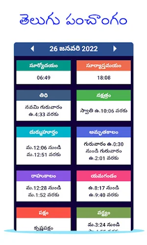 Telugu Calendar 2022 Screenshot 2