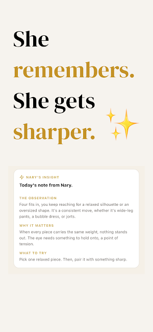 Nary Says - AI Stylist Screenshot 3