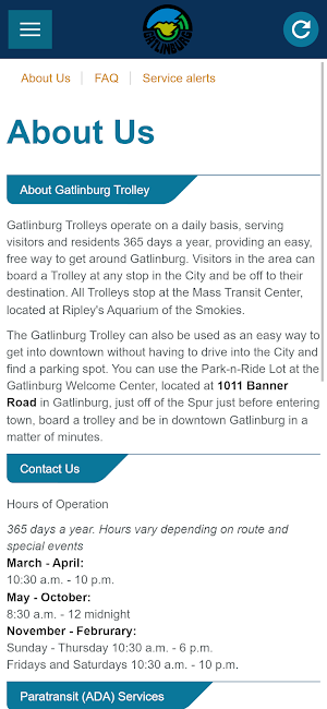 Gatlinburg Trolley Screenshot 3