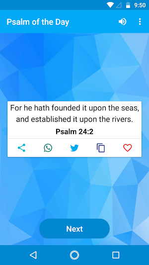 Psalm of the Day Screenshot 0
