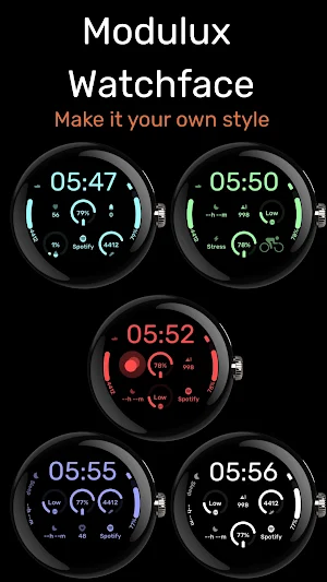 Modulux - WearOS Watchface Screenshot 1