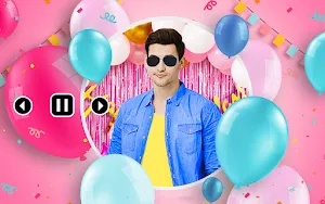 Birthday video maker with song Screenshot 1
