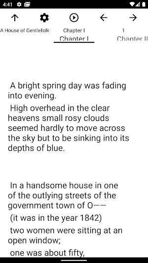 Book, A House of Gentlefolk Screenshot 1