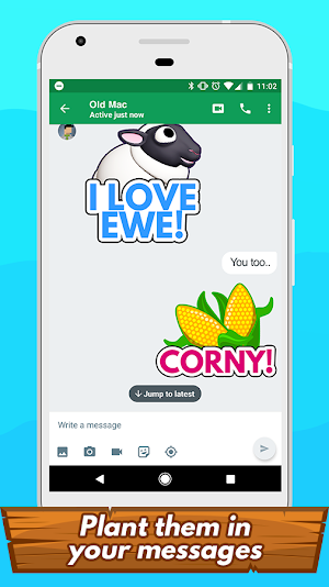 Tip Tap Farm Stickers Screenshot 2