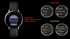 Clouds Shadows For Wear OS Screenshot 1
