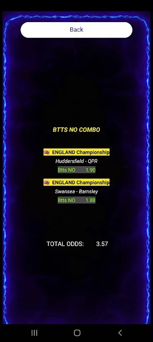 BTTS BOOM - Betting tips Screenshot 1