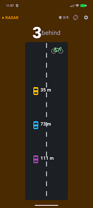 Universal Bike Radar Screenshot 3