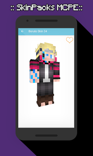 SkinPacks Boruto for Minecraft Screenshot 3