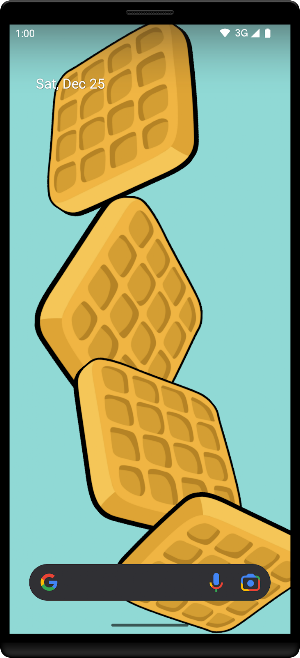 Waffles Live Wallpaper Screenshot 0