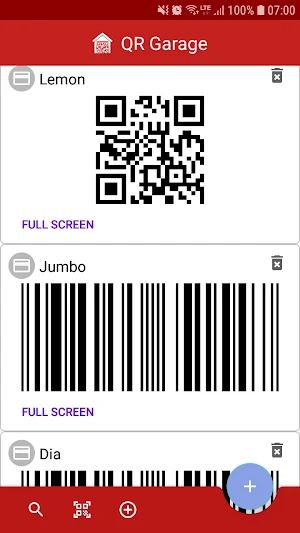 QR Garage - Save your codes Screenshot 3