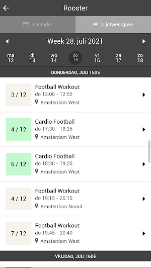 KicksFit Screenshot 3