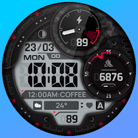 SH065 Watch Face, WearOS watch