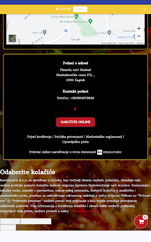 Pizzeria Novi Markuš Screenshot 2