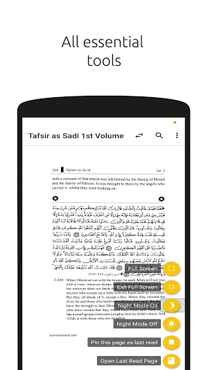 Tafsir As Sadi - Quran English Tafsir Screenshot 1
