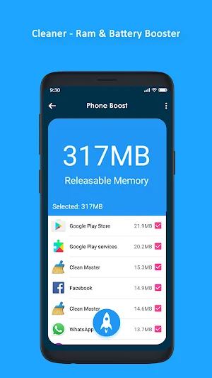 Android phone cleaner - Saver Screenshot 1