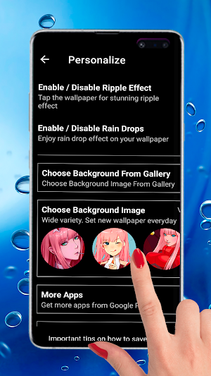 Zero Two Cute Anime Darling 4K Live Wallpaper Screenshot 1