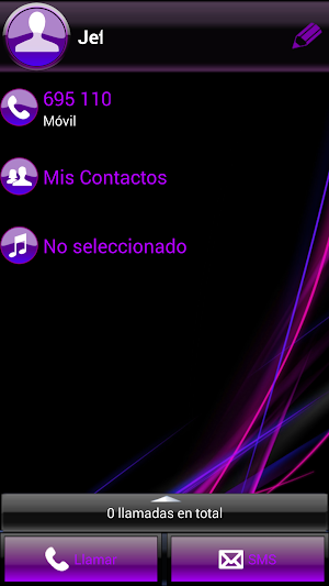 THEME AERO PURPLE FOR EXDIALER Screenshot 2