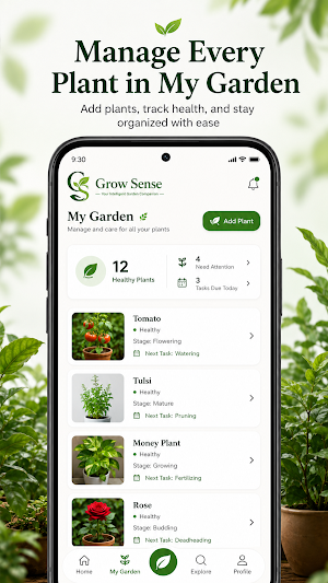 Grow Sense : Gardening Parther Screenshot 2