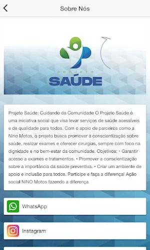 PROJETO SAÚDE Screenshot 1