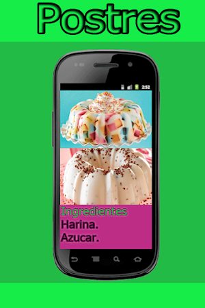 Recetas de postres Screenshot 0
