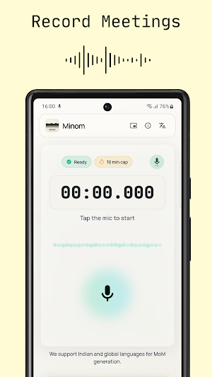 MINOM: AI Meeting Notes Screenshot 0