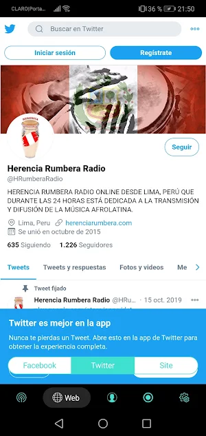 Herencia Rumbera Radio Screenshot 2