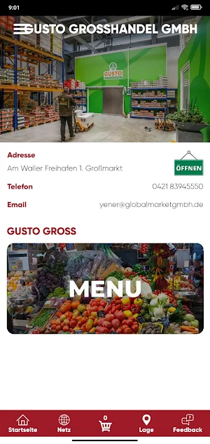 Gusto Grosshandel Screenshot 1