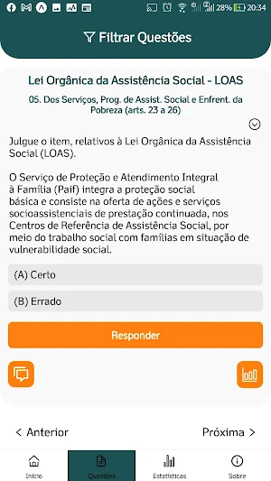 Serviço Social em Concursos Screenshot 3