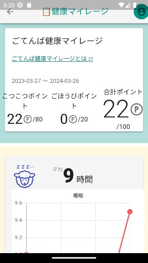 ごてんば健康マイレージ Screenshot 1