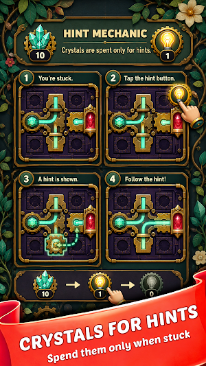 Cogwheel Circuit Bloom: Puzzle Screenshot 2