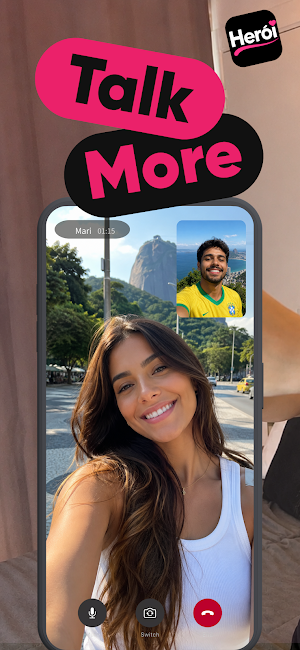 Herói: Video Chat Online Screenshot 0