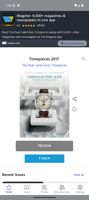 The Peak Selections:Timepieces Screenshot 0
