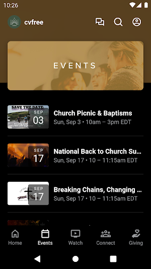 cvfree Church Screenshot 1