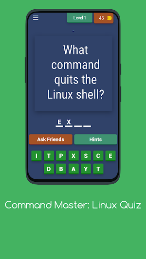 COMMAND MASTER: LINUX QUIZ Screenshot 0