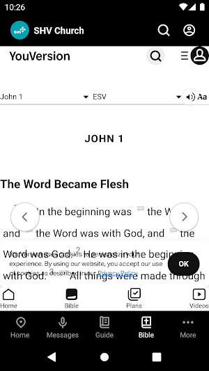 SHV Church App Screenshot 3