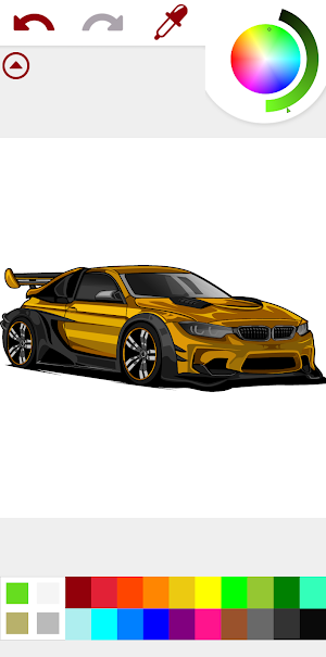Car Coloring Book - Car Paint Screenshot 2